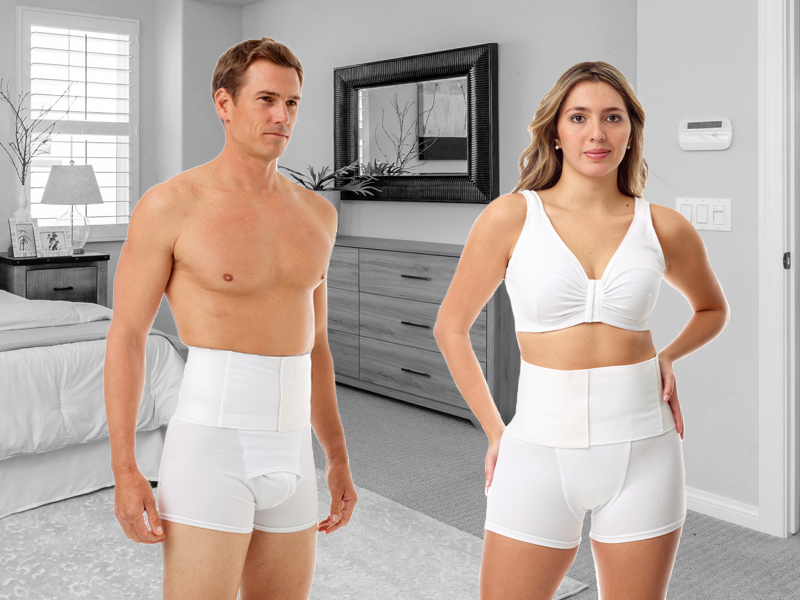 Underworks Men's and Women's Hernia Support Belt and Tummy Trimming 228