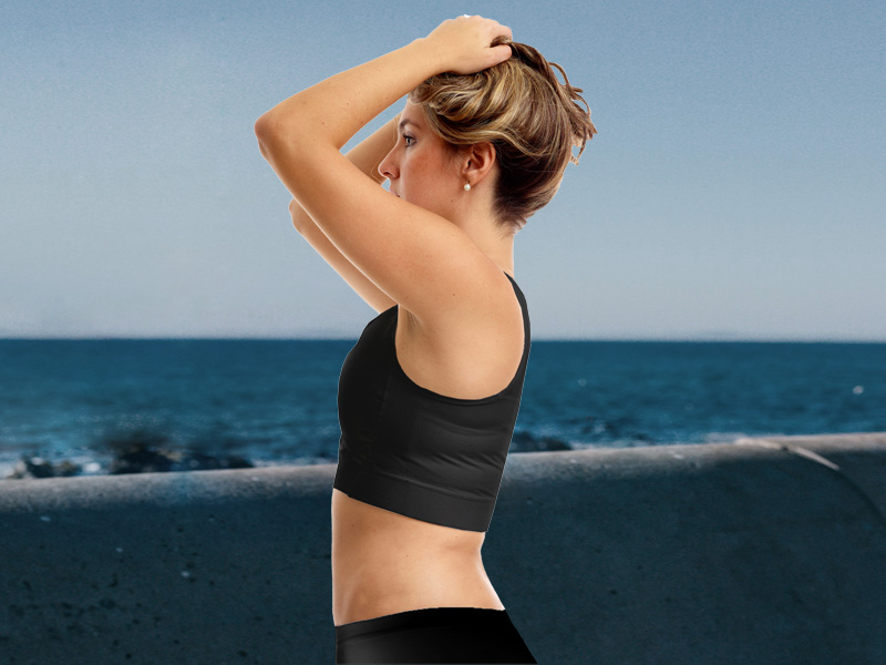 Underworks Extreme MagiCotton Sports and Binding Bra, FTM Chest Binder 3108