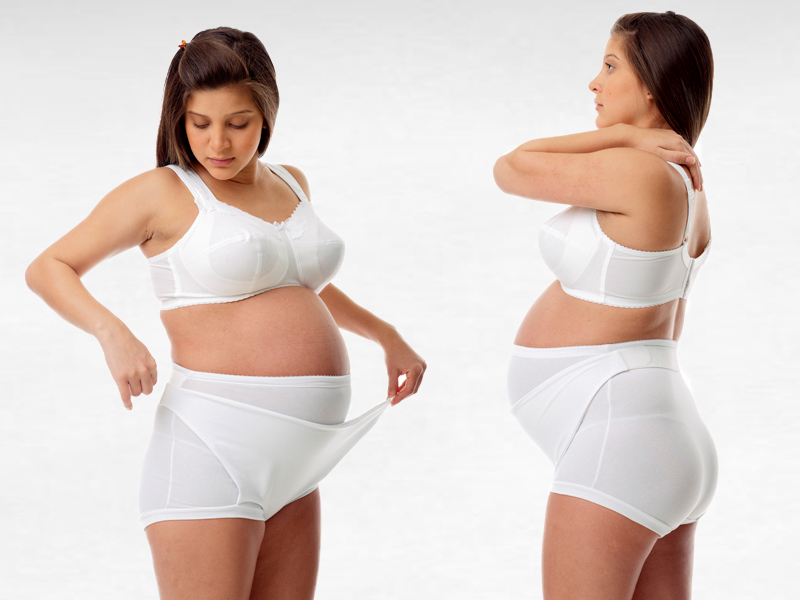 UNDERWORKS Adjustable Maternity Support Lift Brief - Pregnancy Belt For Belly Support 3410