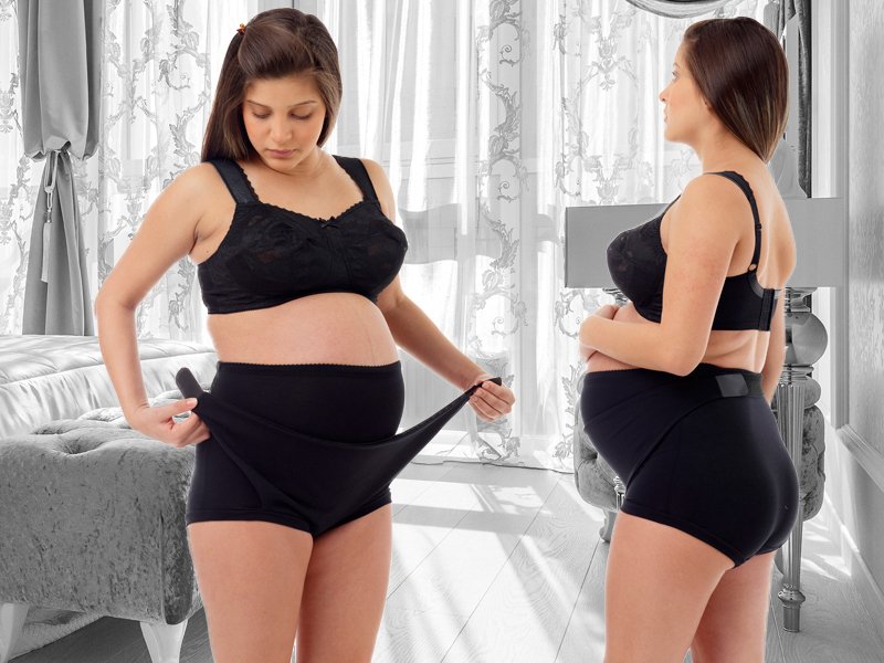 UNDERWORKS Adjustable Maternity Support Lift Brief - Pregnancy Belt For Belly Support 3410