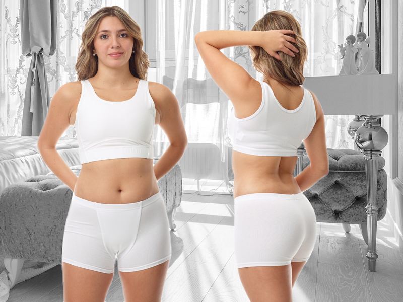 Underworks Women's Performance Cotton Support Boxers - Boy-Leg Briefs 520