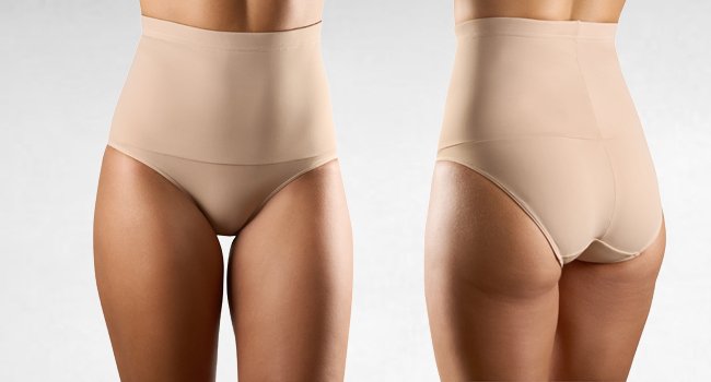 Underworks High-Waisted Compression Shapewear Panty Post Partum Body Shaper for recovering post-delivery 548