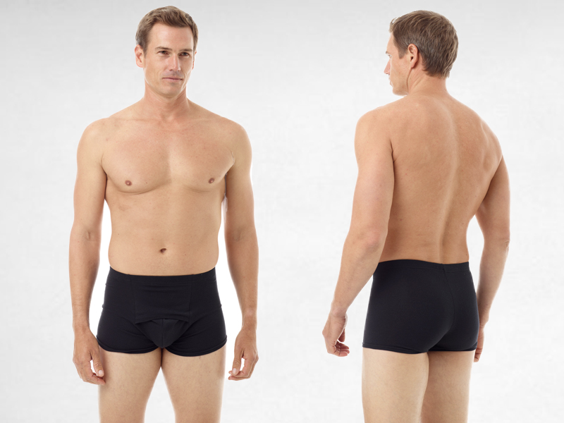 Underworks Cotton Spandex Light Compression, Hernia Prevention Boxers 572 Men Underwear