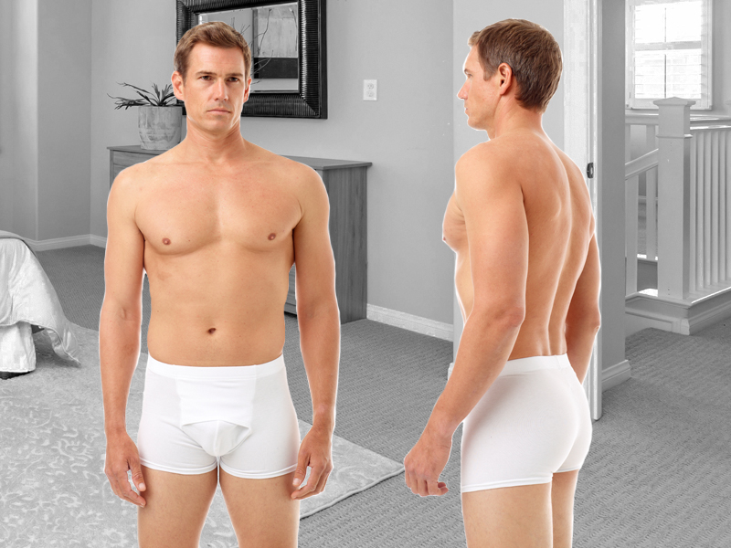 Underworks Cotton Spandex Light Compression, Hernia Prevention Boxers 572 Men Underwear