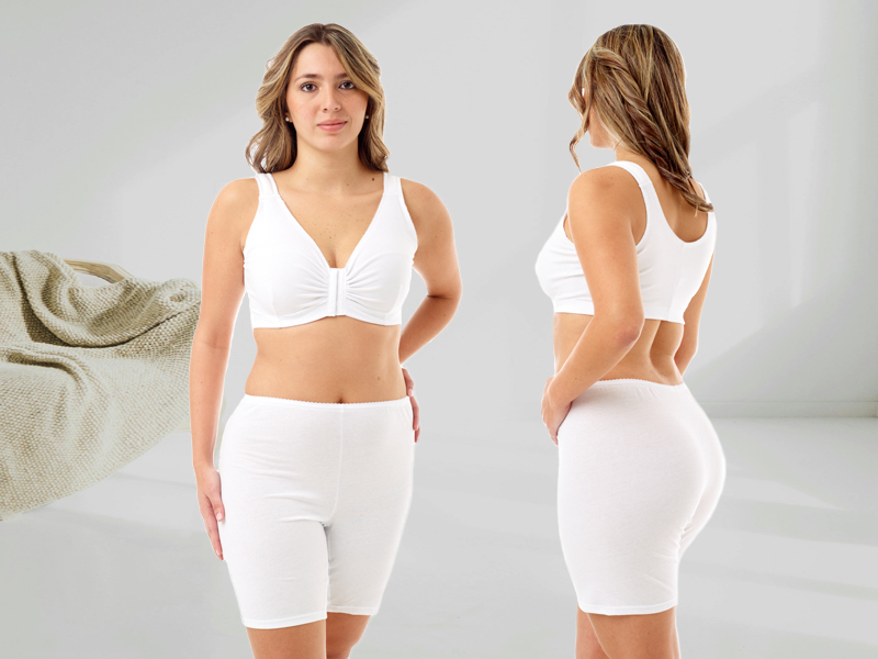 Underworks USA Womens Cotton Cuff Leg Boy-Leg Brief Bloomers Pettipants Slip Shorts 8335