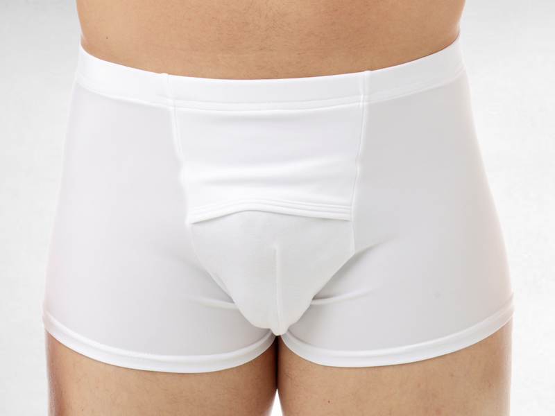 Underworks Men Microfiber Compression Boxers Hernia Prevention Support Fly opening Underwear 900