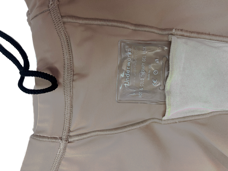 Underworks Vulvar Varicosity and Prolapse Support Boy-Leg Brief with Groin Compression Bands 423 Cotton Crotch