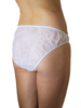 Underworks women's disposable underwear feature a classic bikini brief cut