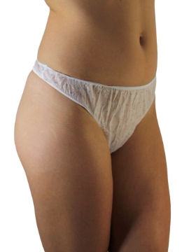 Womens Disposable 100% Cotton Thongs 10-Pack. Men Compression