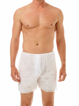 Men's Disposable Boxer Shorts Black Boxer Shorts Disposable Underwear for Travel 