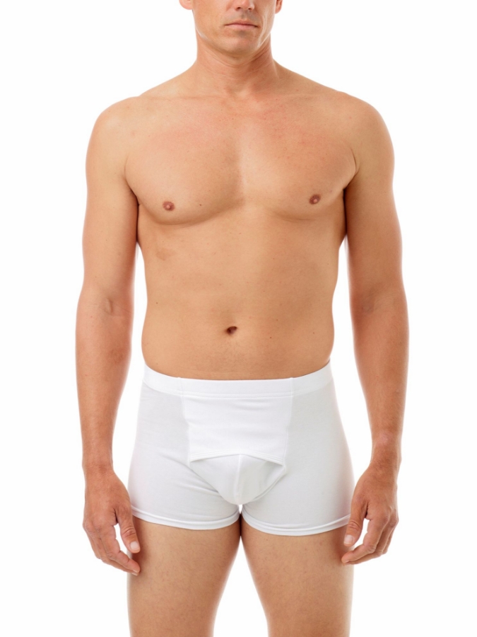 Picture of Mens Cotton Spandex Hernia Prevention Boxers