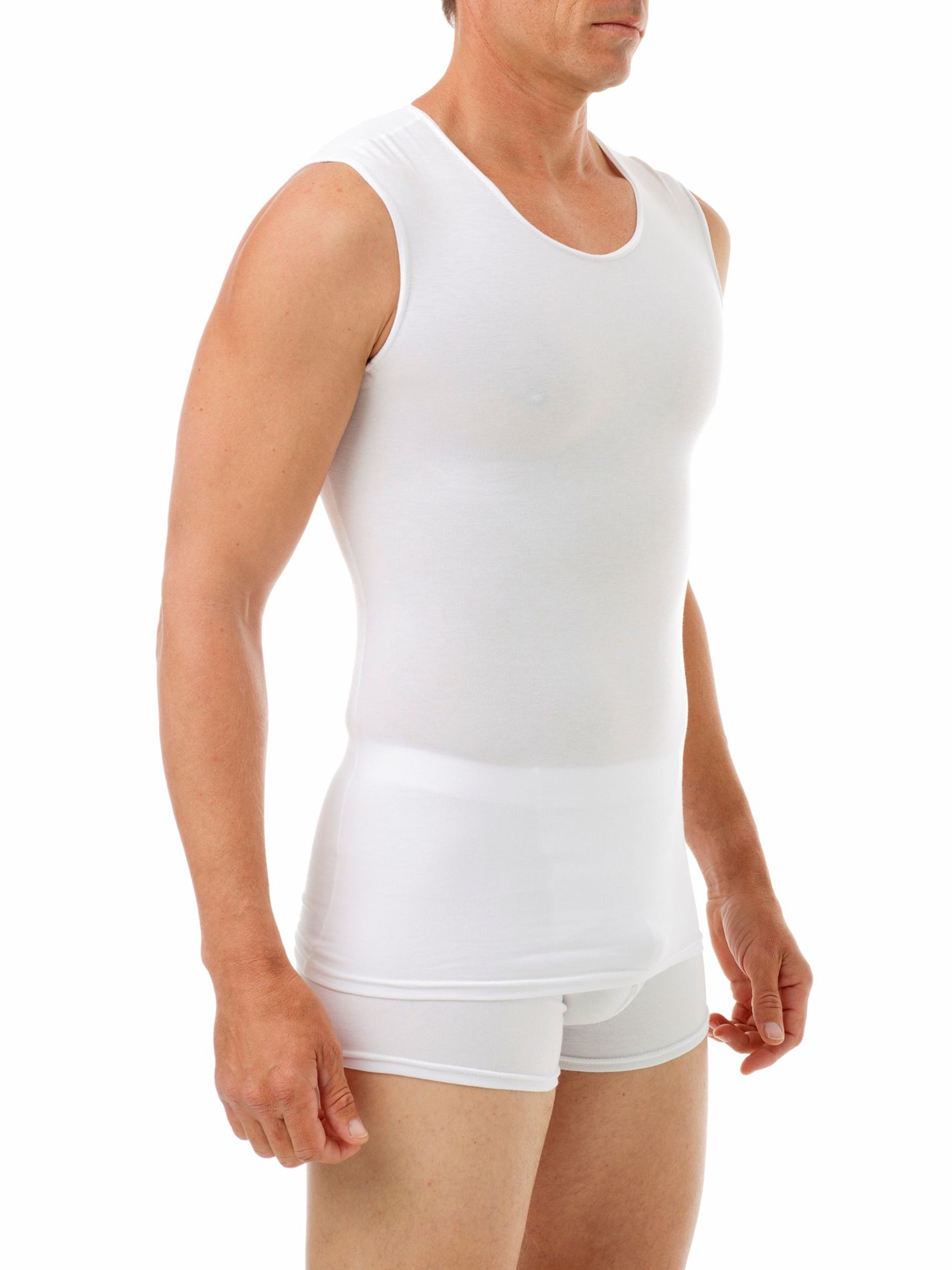 Cotton Spandex Muscle Shirt | Men's Compression Garments | Underworks