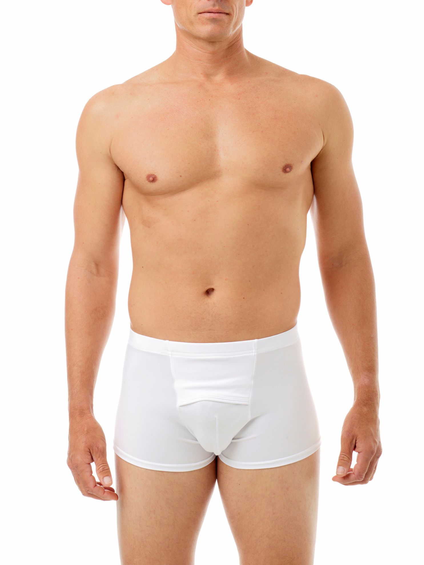 Underworks Men's Cotton Spandex Long Boxer Underwear