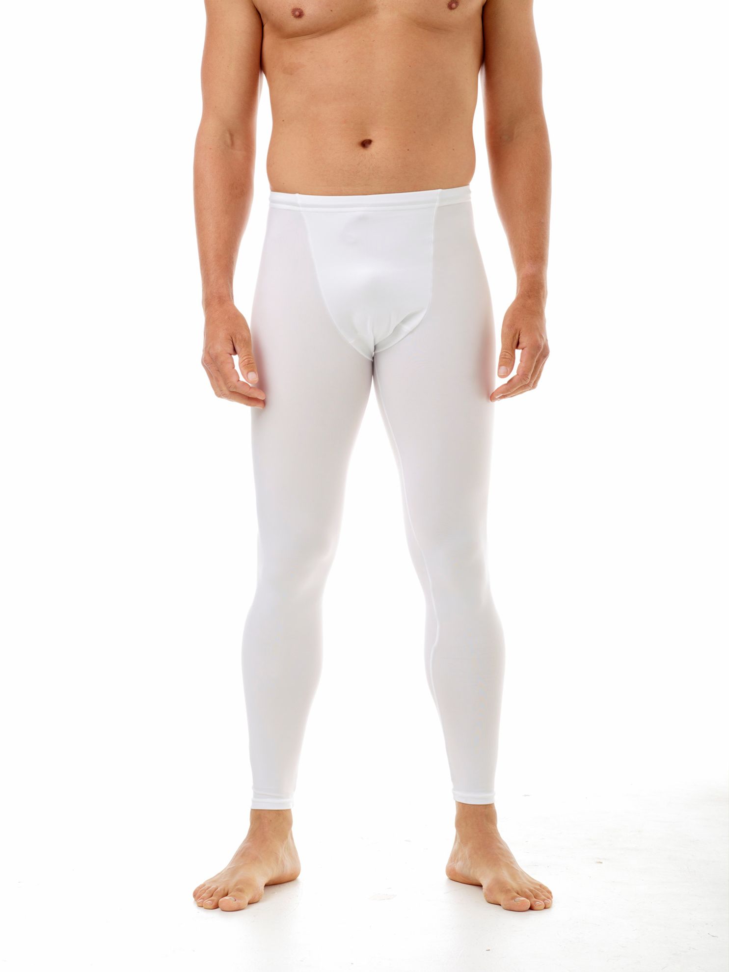 Men's white hotsell compression pants