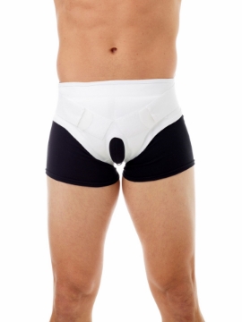 Underworks Unisex Inguinal Hernia Brace - Single or Double. Men Compression  Shirts, Girdles, Chest Binders, Hernia Garments