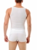 Men's compression vests for post surgical support of the chest or upper abdomen