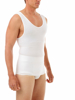 Manshape Cotton Spandex Support Tank Instant relief for abdominal hernias: Umbilical hernia, Low Incisional Hernia, Spigelian hernia
