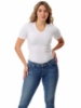 Picture of Womens Microfiber V-Neck T-shirt