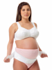 elastic maternity belt gives support for pregnant women