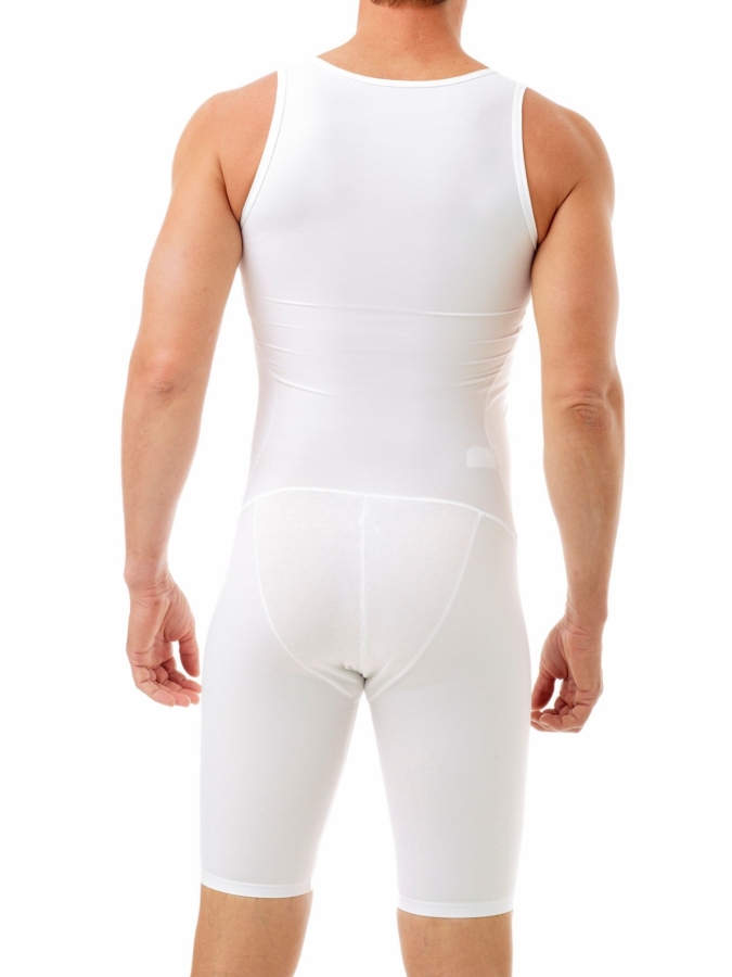 Mens Compression Bodysuit Shaper - Girdle for Gynecomastia Belly Fat ...