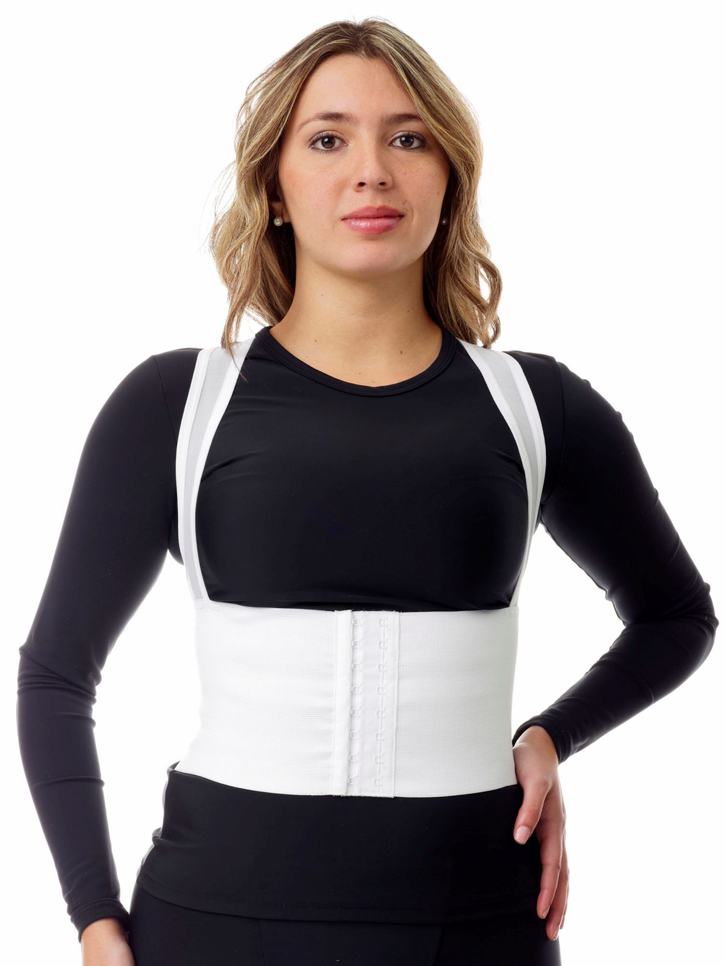 Underworks Womens Posture Corrector and Trainer - White - S