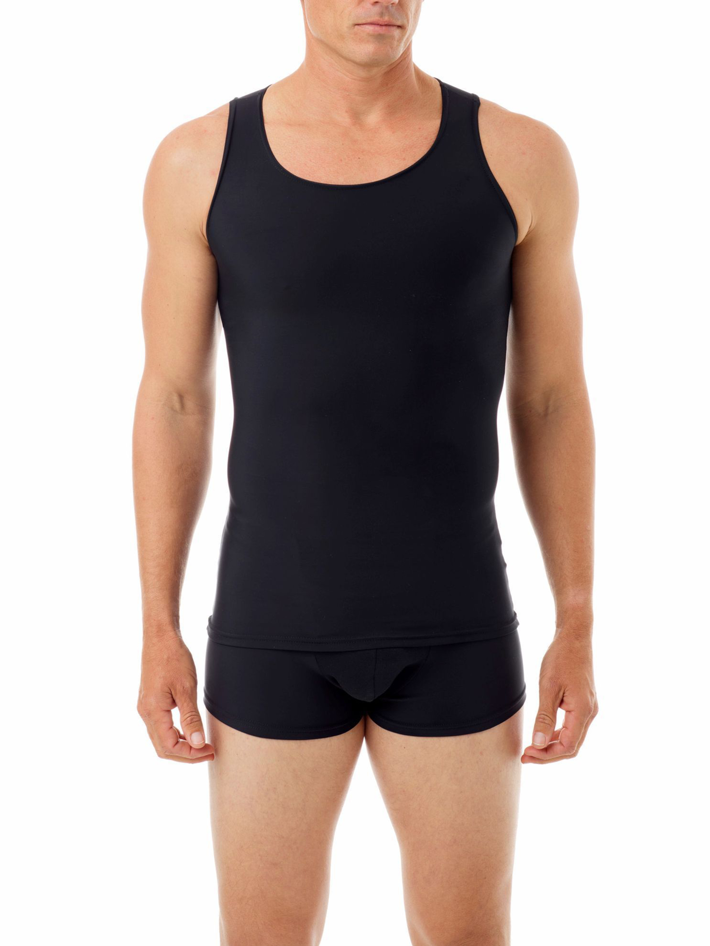 Underworks Microfiber Compression Tank - Black - XS