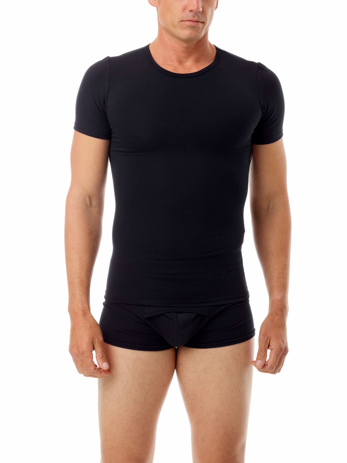 Cotton Spandex Short Sleeve Top Men s Compression Gear Underworks