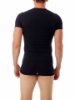 Picture of Mens Cotton Spandex Crew Neck T-Shirt Short Sleeves