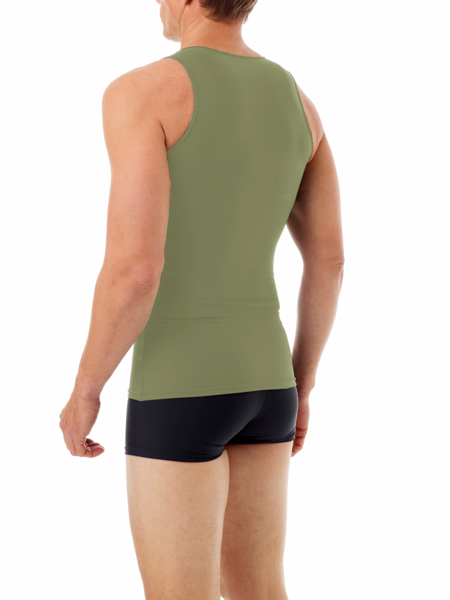 Microfiber Compression Tank. Men Compression Shirts, Girdles