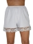 Underworks Women Cotton White Pettipants With Lace