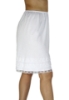 Underworks Women Cotton Knit White Culotte Slip