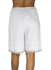 Picture of Women Cotton Knit Snip-A-Length Pettipants Culotte Slip Bloomers Split Skirt