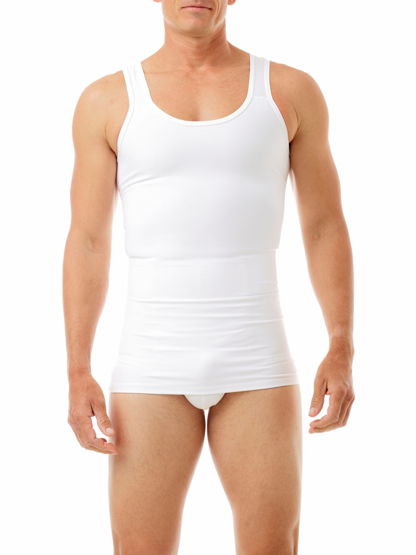 Cheap S-XXL Men's Shaper T-Shirt Compression Shapewear Body Shaper Chest  Binder Shirt Slimming Waist Tummy Trimmer Shapers Body Top