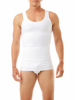 mens underwear white body shaper shirt