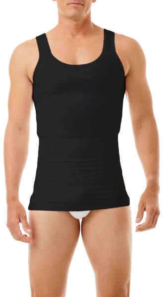 mens underwear white body shaper shirt