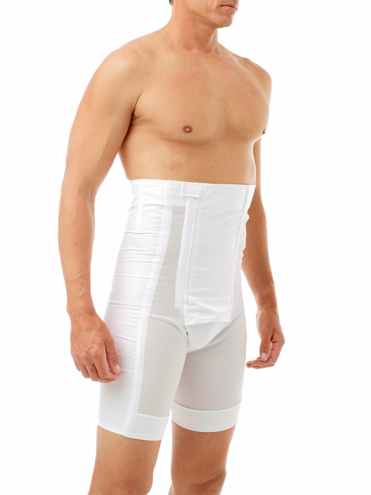 Underworks Mens Girdle Body Shaper - Black - S