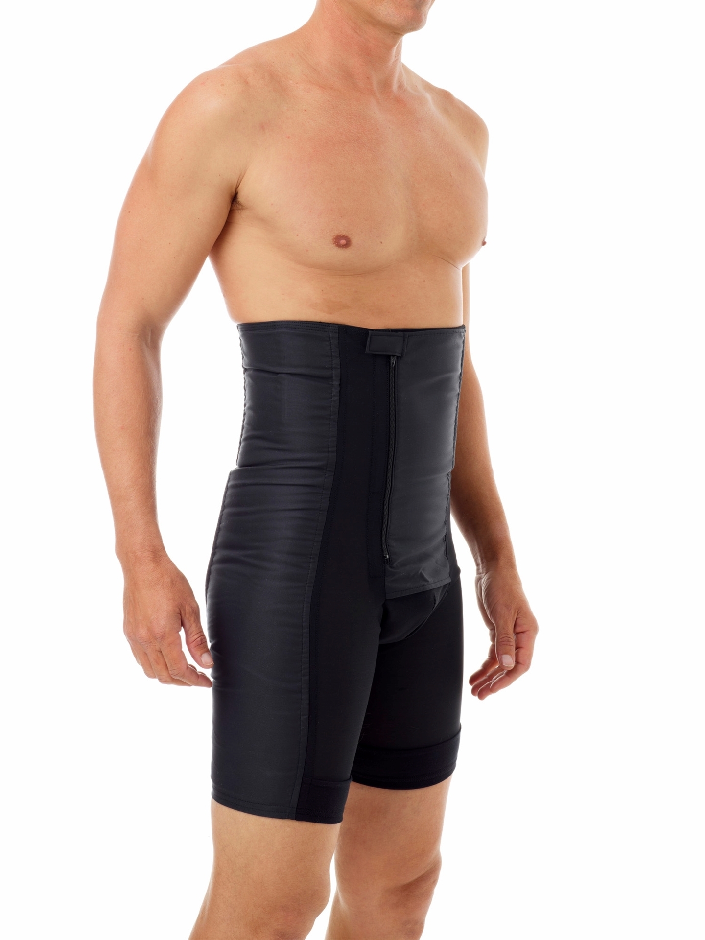 Underworks Mens Girdle Body Shaper - Black - S