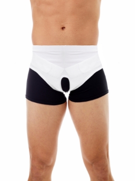 Underworks Unisex Inguinal Hernia Cotton Comfort Support Brace - Single or Double