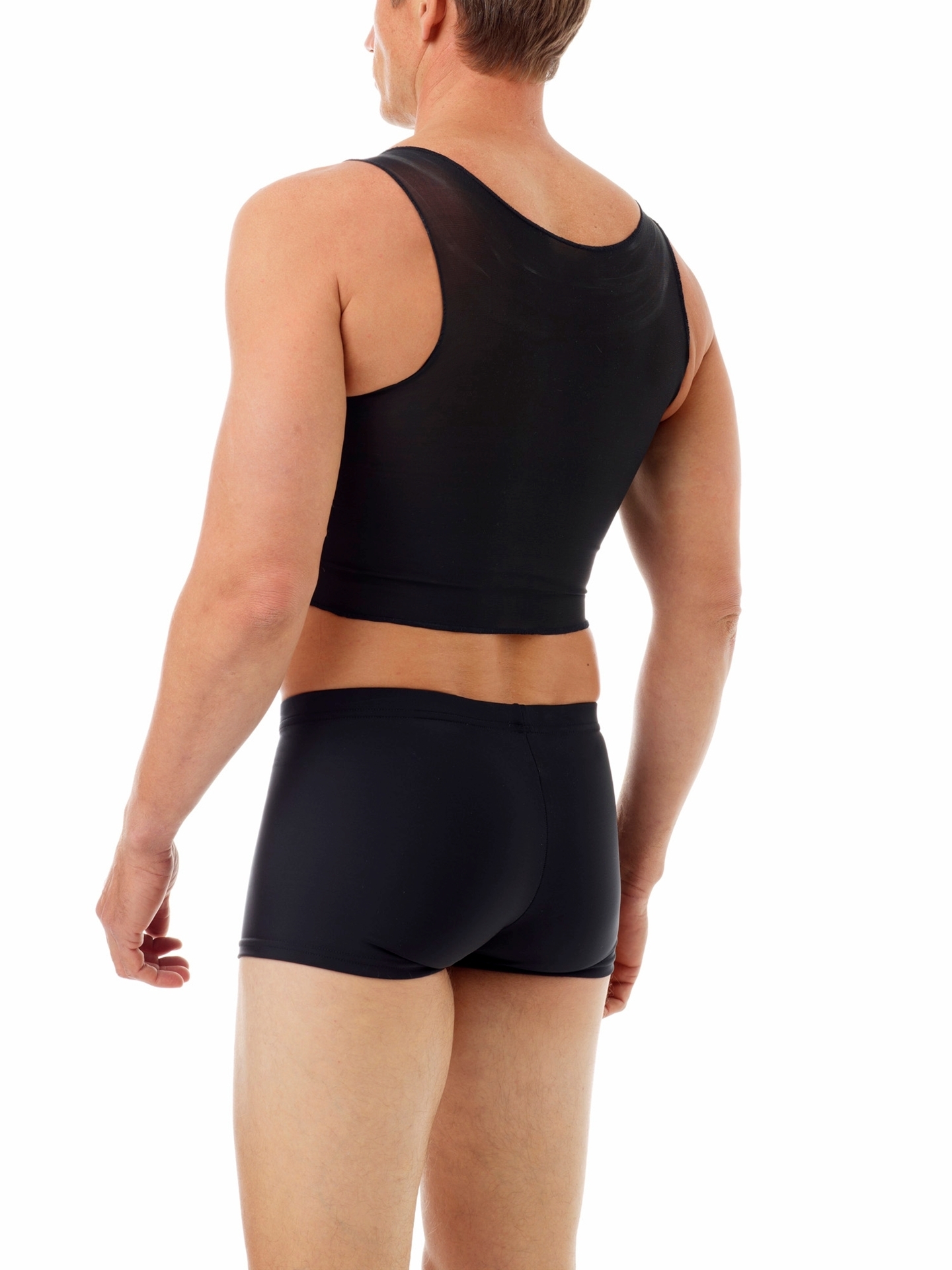 The Cotton Lined Power Chest Binder Top. Men Compression Shirts