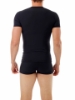 Picture of Microfiber Compression Crew Neck T-shirt with Short Sleeves - Slightly Irregular Garment