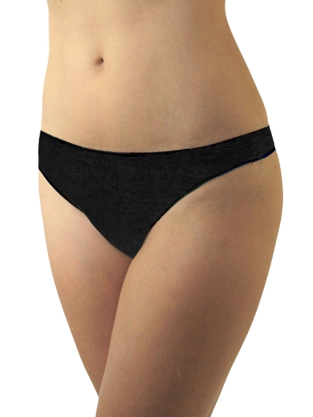 Underworks White Cotton Disposable Thongs