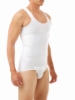 Mens White Shaper Tanksuit Girdle