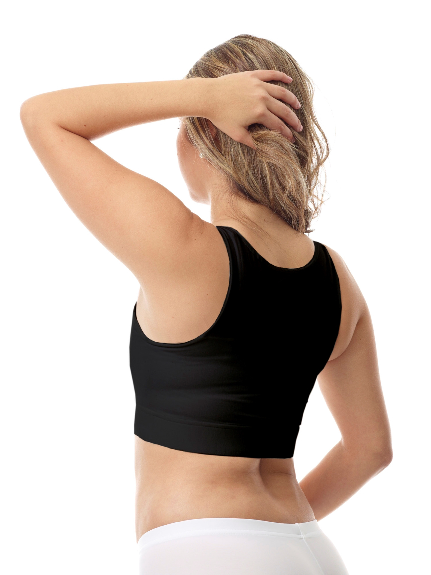 Cotton Compression Sports Bra, Orders Over $75 Ship Free