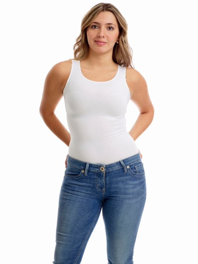 Women's Ultra Light Cotton Spandex Compression Tank. Men Compression ...