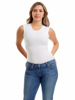 Picture of Womens Ultra Light Cotton Spandex Sleeveless Compression Top