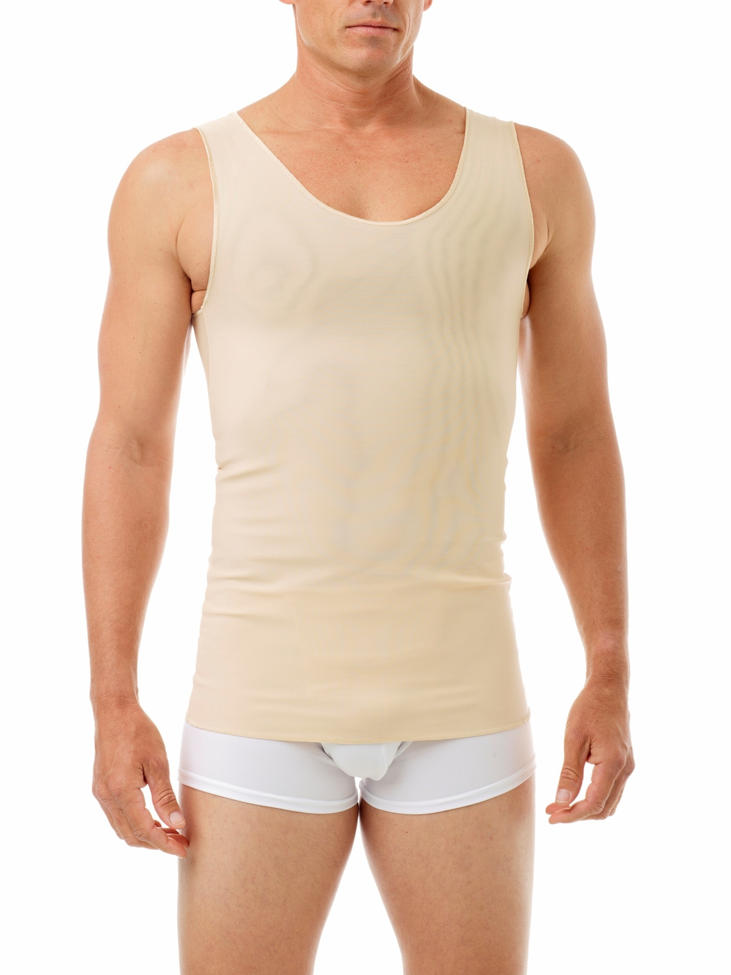 Ultimate Chest Binder Tank Best mens compression top. Men Compression