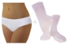 Underworks 10 Pack Combo of Women Disposable panties, Crew Disposable Socks