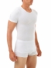 Picture of Mens Cotton Spandex Crew Neck T-Shirt Short Sleeves - Slightly Irregular Garment