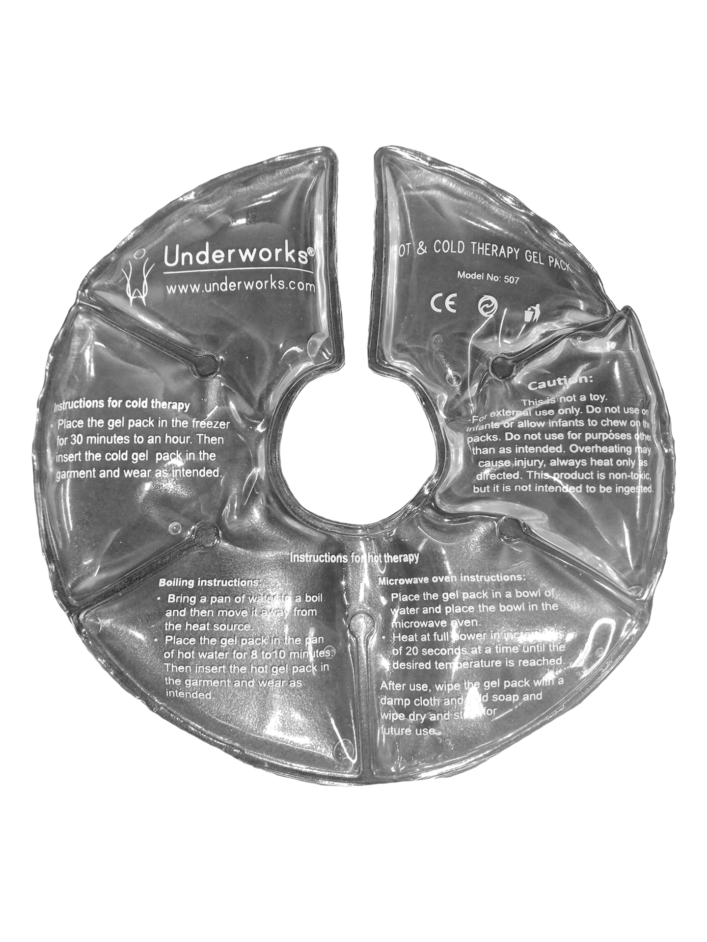 Underworks Reusable Breast Therapy Hot & Cold Gel Pad