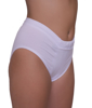 Underworks panty brief provides support and compression to reduce swelling in the vulvar vein